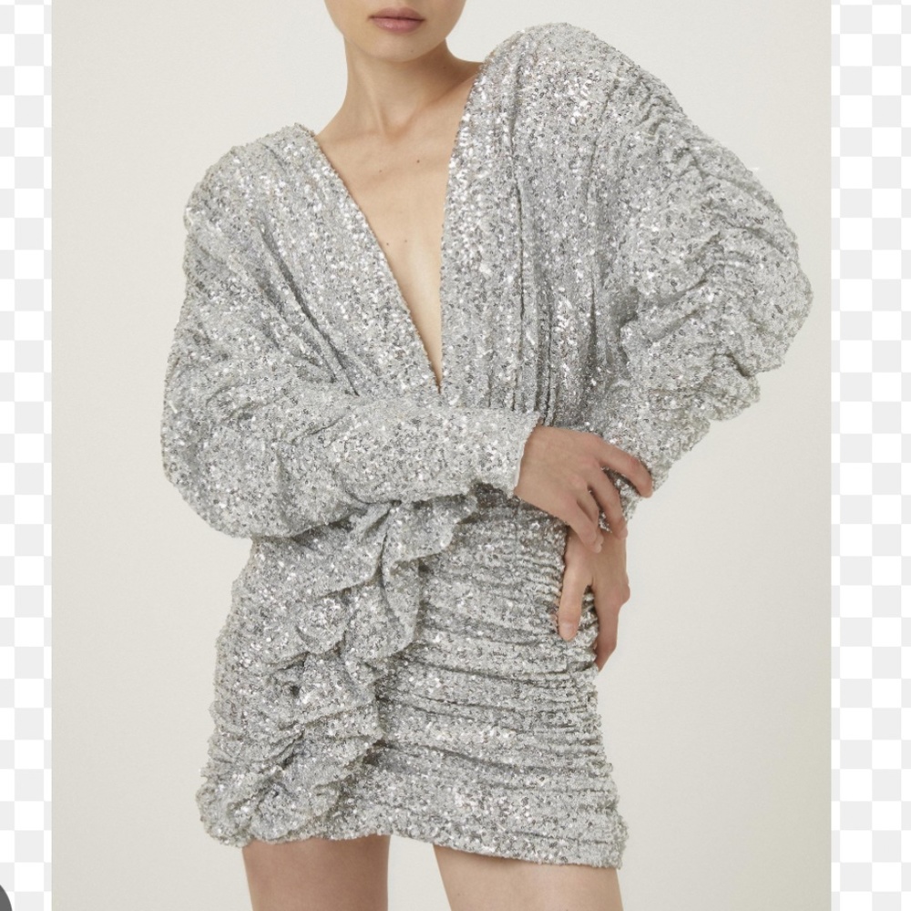 Attico sequin party dress